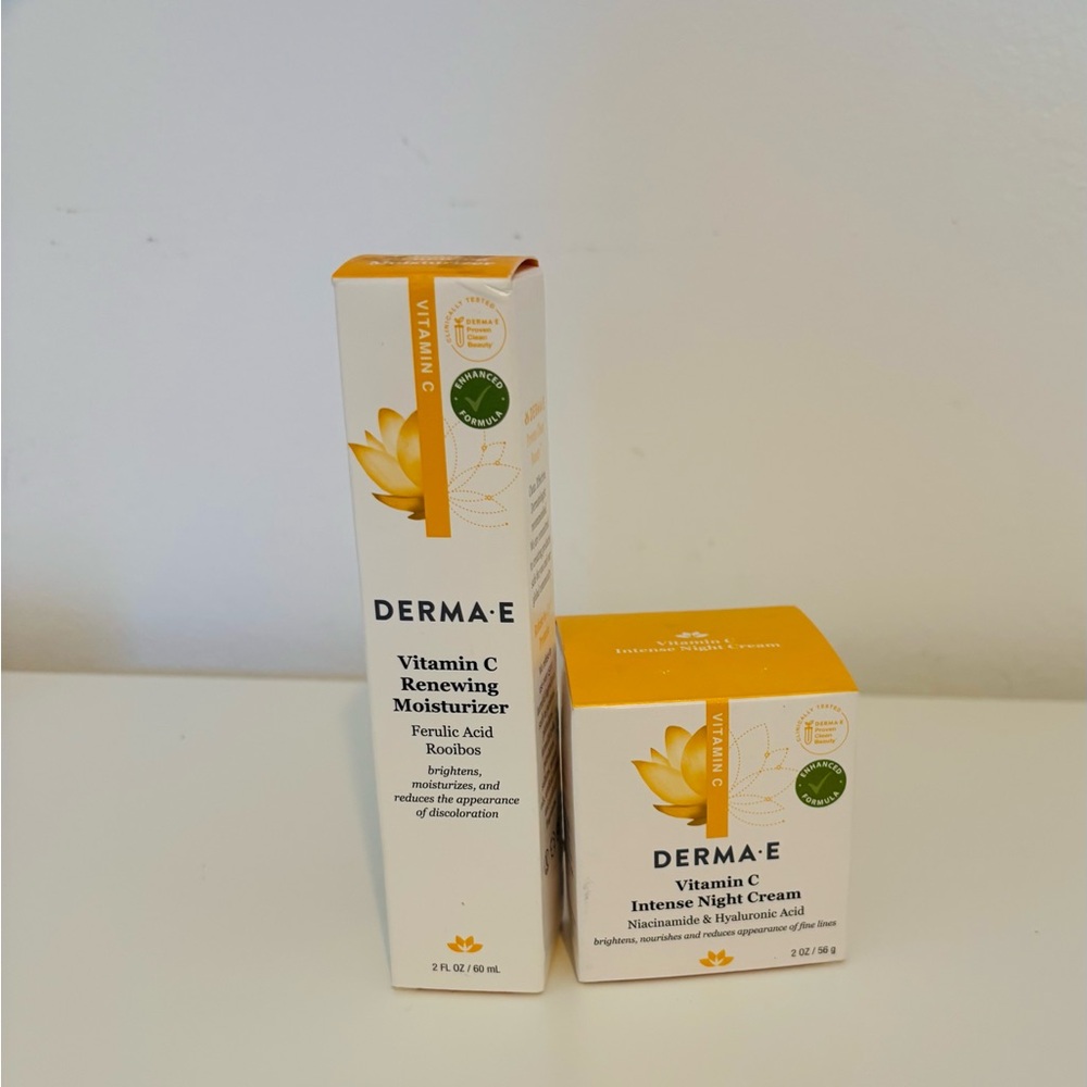 Vitamin C Renewing Moisturizer Intensive Night Cream facial Lot of 2